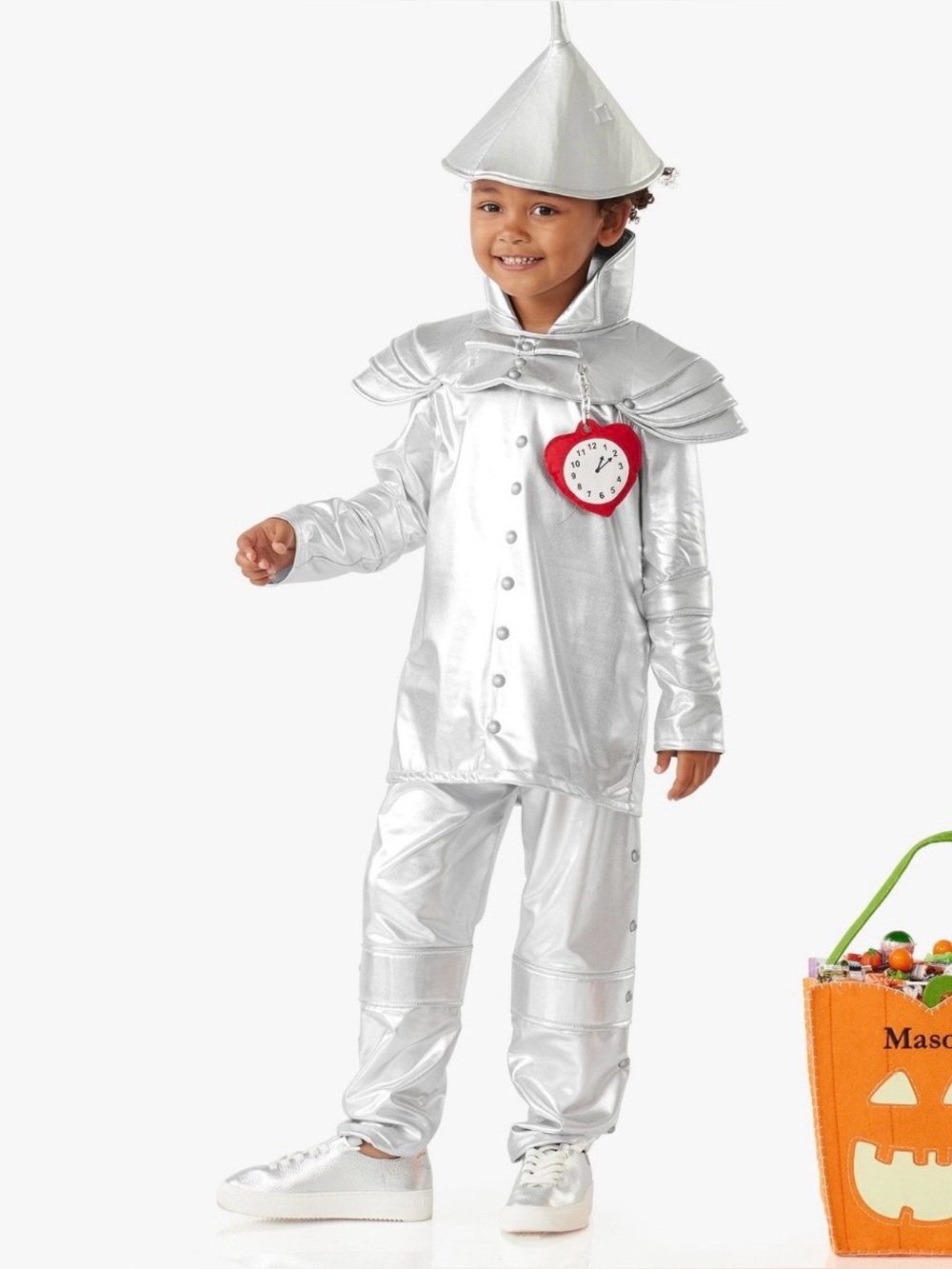 NWT Pottery Barn Kids The Wizard of Oz Tin Man Costume Size 7-8